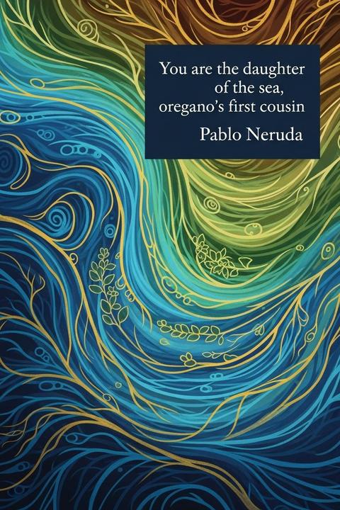 You are the daughter of the sea, oregano's first cousin
