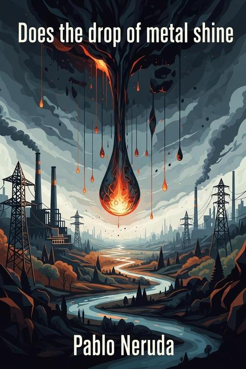 Does the drop of metal shine