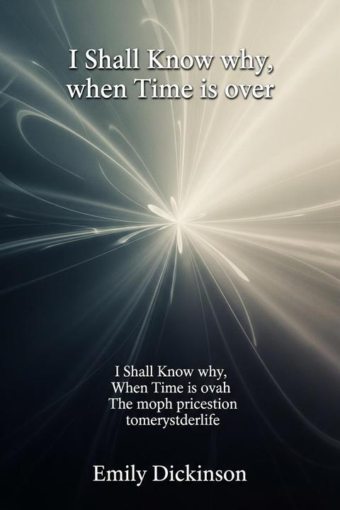 I Shall Know why, when Time is over