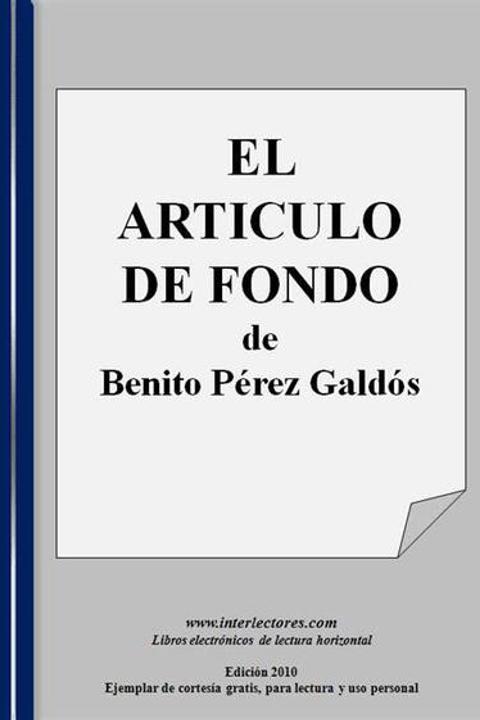 El Artículo de Fondo