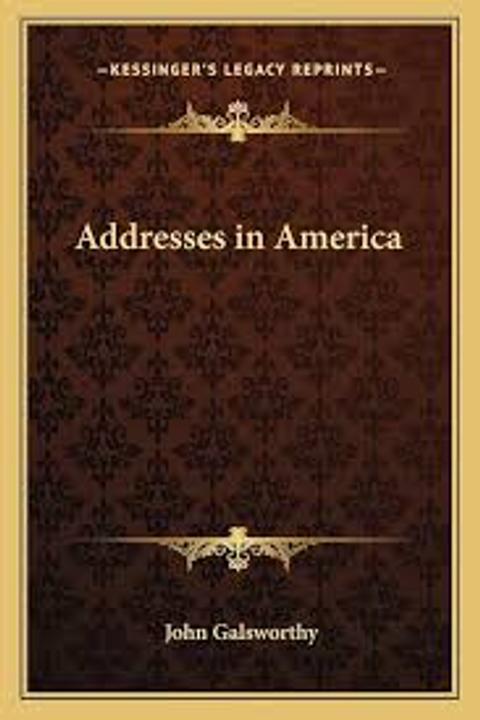 Addresses in America