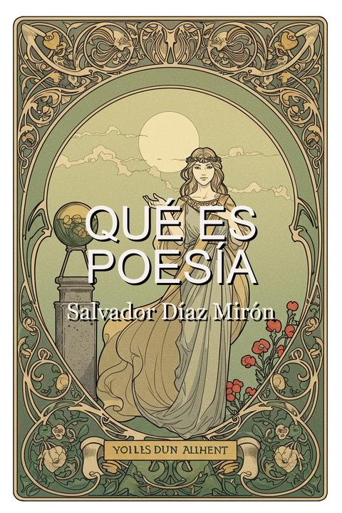 Qué es poesía