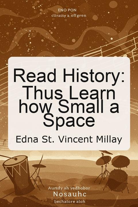Read History: Thus Learn how Small a Space