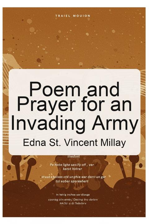 Poem and Prayer for an Invading Army