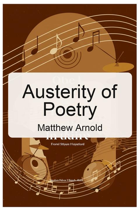 Austerity of Poetry